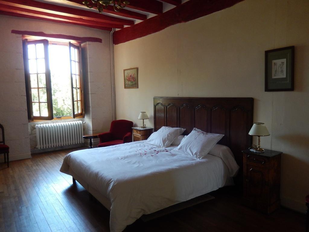Chateau De La Noblaye Bed and Breakfast Lemere Værelse billede